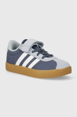 Zdjęcie produktu adidas sneakersy zamszowe dziecięce VL COURT 3.0 EL C kolor niebieski