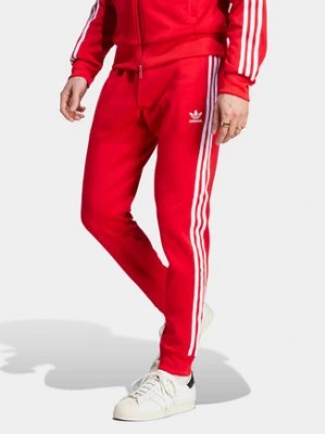 Zdjęcie produktu adidas Spodnie dresowe adicolor Classics SST IM4543 Czerwony Slim Fit