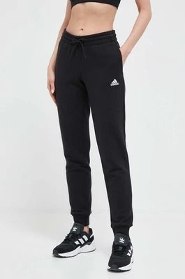 Zdjęcie produktu adidas spodnie dresowe bawełniane kolor czarny z nadrukiem