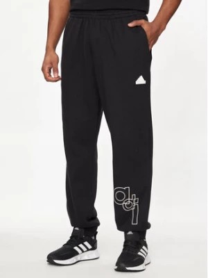 Zdjęcie produktu adidas Spodnie dresowe Graphic Print IP4073 Czarny Regular Fit