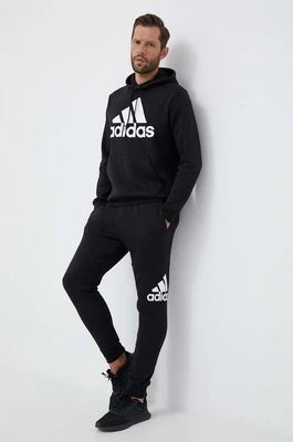 Zdjęcie produktu adidas spodnie dresowe kolor czarny z nadrukiem