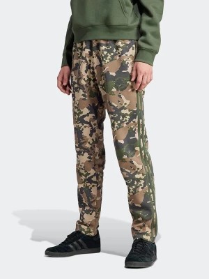 Zdjęcie produktu adidas Spodnie dresowe w kolorze beżowo-oliwkowym rozmiar: S