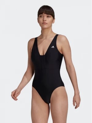 Zdjęcie produktu adidas Strój kąpielowy Iconisea 3-Stripes Swimsuit HI1082 Czarny Fitted Fit