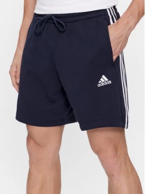 Zdjęcie produktu adidas Szorty sportowe Essentials French Terry 3-Stripes Shorts IC9436 Niebieski Regular Fit