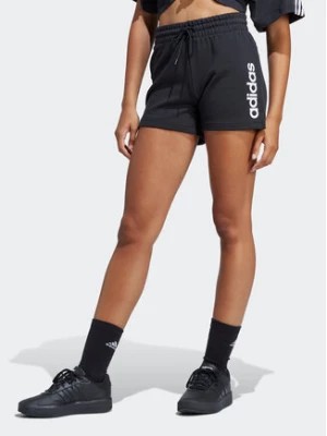 Zdjęcie produktu adidas Szorty sportowe Essentials Linear French Terry Shorts IC4442 Czarny Slim Fit