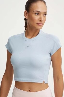 Zdjęcie produktu adidas t-shirt All SZN damski kolor niebieski IY6744
