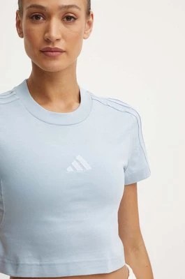 Zdjęcie produktu adidas t-shirt bawełniany All SZN damski kolor niebieski IY6846