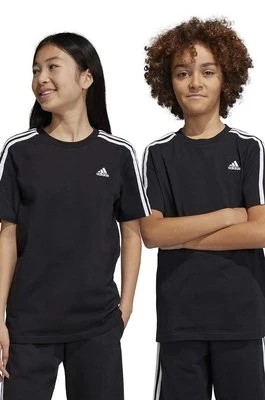 Zdjęcie produktu adidas t-shirt bawełniany dziecięcy U 3S kolor czarny z aplikacją