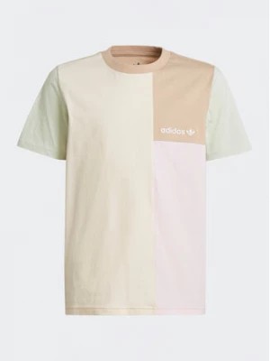 Zdjęcie produktu adidas T-Shirt Colorblock T-Shirt HK9815 Beżowy Regular Fit