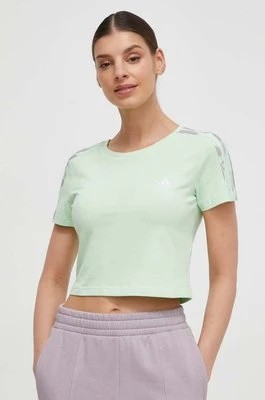 Zdjęcie produktu adidas t-shirt damski kolor zielony IR6119