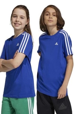 Zdjęcie produktu adidas t-shirt dziecięcy U 3S kolor niebieski gładki