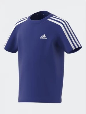 Zdjęcie produktu adidas T-Shirt Essentials 3-Stripes Cotton T-Shirt IJ6344 Niebieski Regular Fit