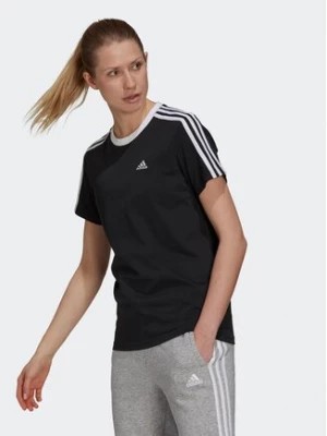 Zdjęcie produktu adidas T-Shirt Essentials 3-Stripes GS1379 Czarny Loose Fit