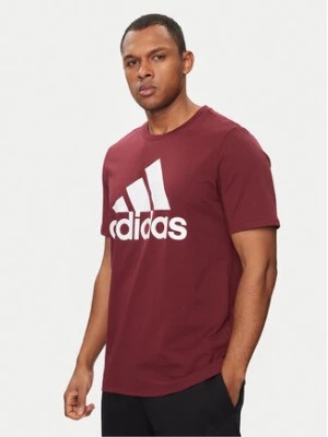 Zdjęcie produktu adidas T-Shirt Essentials IS1301 Bordowy Regular Fit