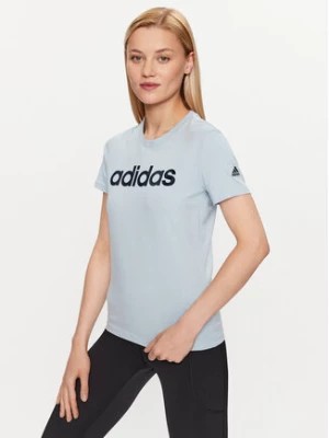 Zdjęcie produktu adidas T-Shirt Essentials Slim Logo T-Shirt IM2832 Błękitny Slim Fit