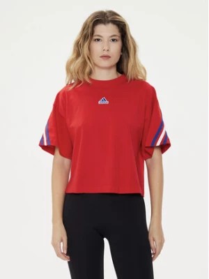 Zdjęcie produktu adidas T-Shirt Future Icons 3-Stripes IR9136 Czerwony Loose Fit
