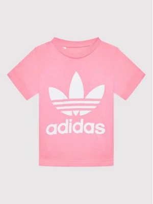 Zdjęcie produktu adidas T-Shirt Trefoil HK7502 Różowy Regular Fit