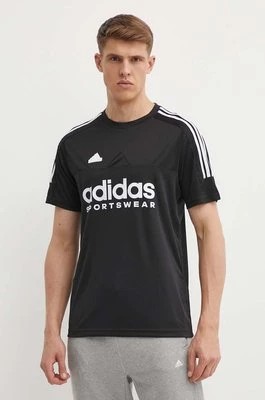 Zdjęcie produktu adidas t-shirt treningowy Tiro kolor czarny z nadrukiem IP3779