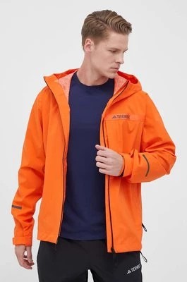 Zdjęcie produktu adidas TERREX kurtka przeciwdeszczowa Multi Rain.RDY męska kolor pomarańczowy przejściowa