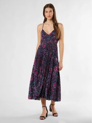 Zdjęcie produktu ADLYSH Damska sukienka wieczorowa Kobiety Sztuczne włókno wielokolorowy|czarny|lila wzorzysty,