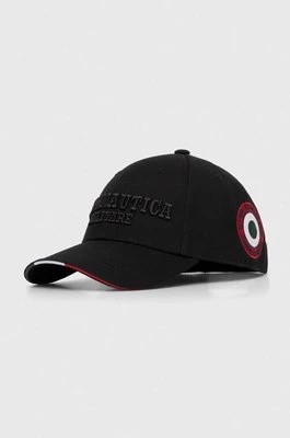Zdjęcie produktu Aeronautica Militare czapka z daszkiem bawełniana kolor czarny z aplikacją HA1115CT3049