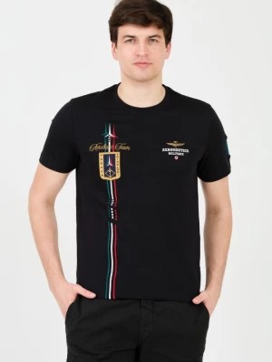 Zdjęcie produktu AERONAUTICA MILITARE Czarny t-shirt Frecce Tricolori Short Sleeve
