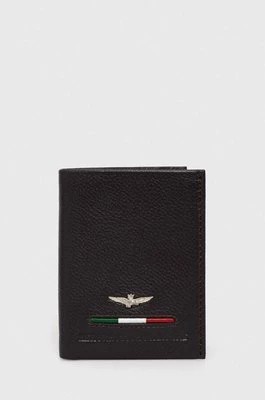 Zdjęcie produktu Aeronautica Militare portfel skórzany męski kolor brązowy AM154