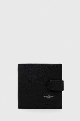 Zdjęcie produktu Aeronautica Militare portfel skórzany męski kolor czarny AM184