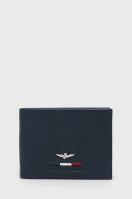 Zdjęcie produktu Aeronautica Militare portfel skórzany męski kolor granatowy AM151