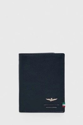 Zdjęcie produktu Aeronautica Militare portfel skórzany męski kolor granatowy AM105
