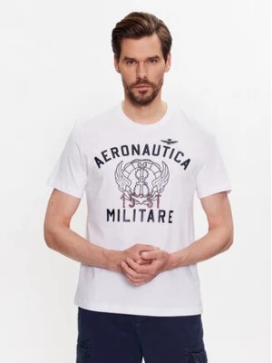 Zdjęcie produktu Aeronautica Militare T-Shirt 231TS2095J597 Biały Regular Fit