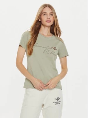 Zdjęcie produktu Aeronautica Militare T-Shirt 242TS2354DJ638 Zielony Regular Fit