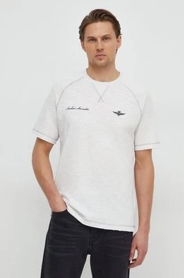 Zdjęcie produktu Aeronautica Militare t-shirt bawełniany męski kolor biały gładki TS2199J628