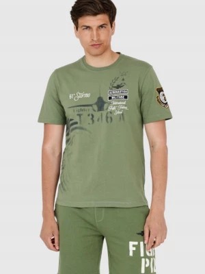 Zdjęcie produktu AERONAUTICA MILITARE Zielony t-shirt męski