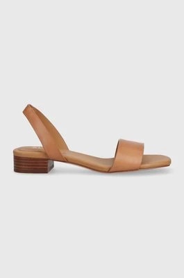 Zdjęcie produktu Aldo sandały skórzane Dorenna damskie kolor brązowy 13578725
