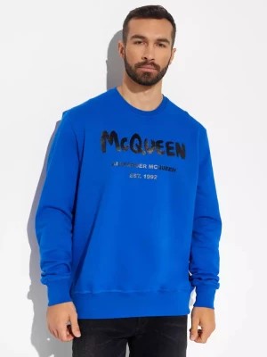 Zdjęcie produktu Alexander Mcqueen Niebieska bluza z logo