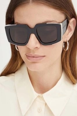 Zdjęcie produktu Alexander McQueen okulary przeciwsłoneczne damskie kolor czarny AM0446S