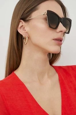 Zdjęcie produktu Alexander McQueen okulary przeciwsłoneczne damskie kolor złoty