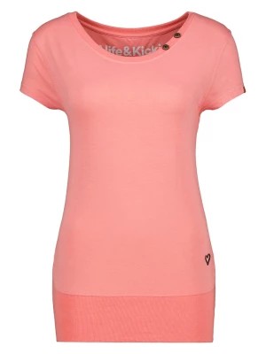 Zdjęcie produktu alife and kickin Koszulka "Coco" w kolorze brzoskwiniowym rozmiar: S