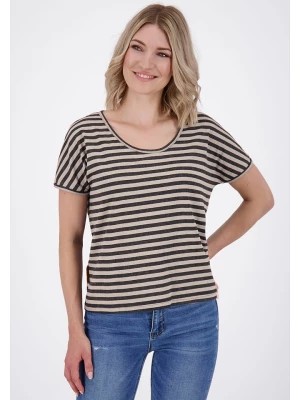 Zdjęcie produktu alife and kickin Koszulka w kolorze czarno-beżowym rozmiar: XL