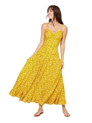 Zdjęcie produktu Aller Simplement Sukienka w kolorze biało-żółto-zielonym rozmiar: 34/36