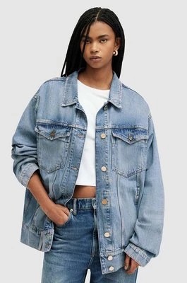 Zdjęcie produktu AllSaints kurtka jeansowa WILLOW kolor niebieski przejściowa oversize