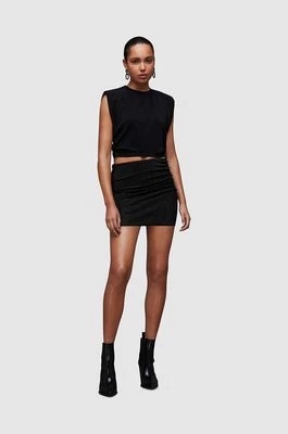 Zdjęcie produktu AllSaints spódnica ALYA kolor czarny mini ołówkowa