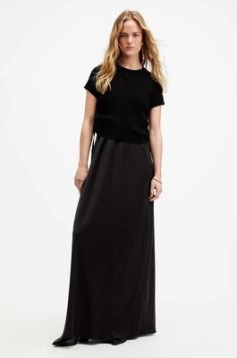 Zdjęcie produktu AllSaints sukienka i sweter HAYES DRESS kolor czarny maxi prosta W125DA