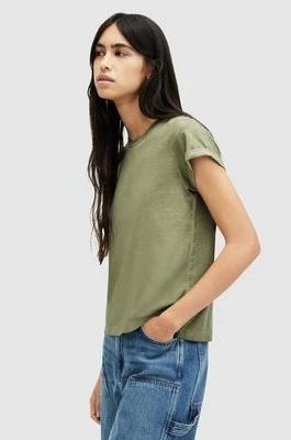 Zdjęcie produktu AllSaints t-shirt bawełniany ANNA damski kolor zielony