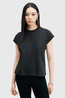 Zdjęcie produktu AllSaints t-shirt bawełniany RUE TEE damski kolor czarny W185JB