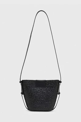 Zdjęcie produktu AllSaints torebka EBRO STRAW CROSSBODY kolor czarny WB580Y