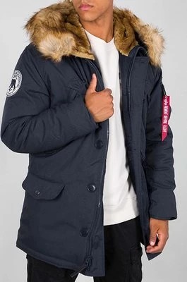 Zdjęcie produktu Alpha Industries kurtka Polar Jacket męska kolor granatowy zimowa 123144.07