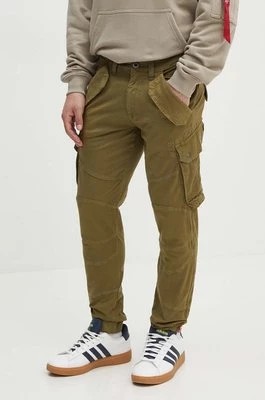 Zdjęcie produktu Alpha Industries spodnie Combat Pant LW męskie kolor zielony w fasonie cargo 126215