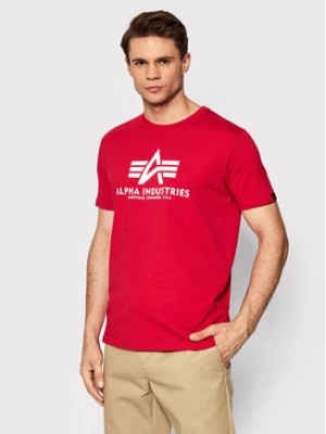 Zdjęcie produktu Alpha Industries T-Shirt Basic 100501 Czerwony Regular Fit